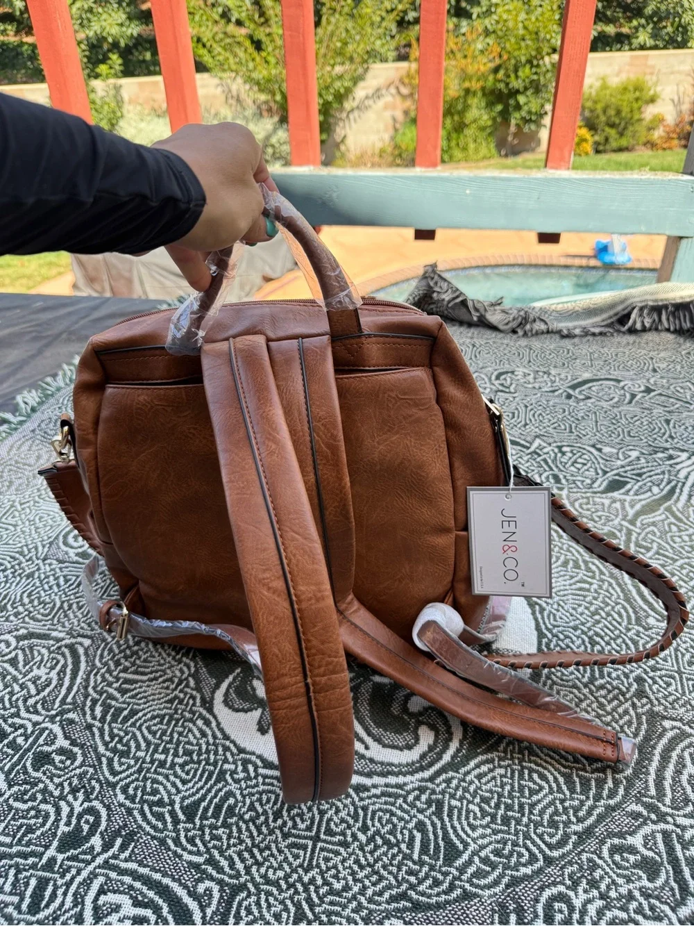NEW Jen & Co. AMELIA BACKPACK WITH GUITAR STRAP